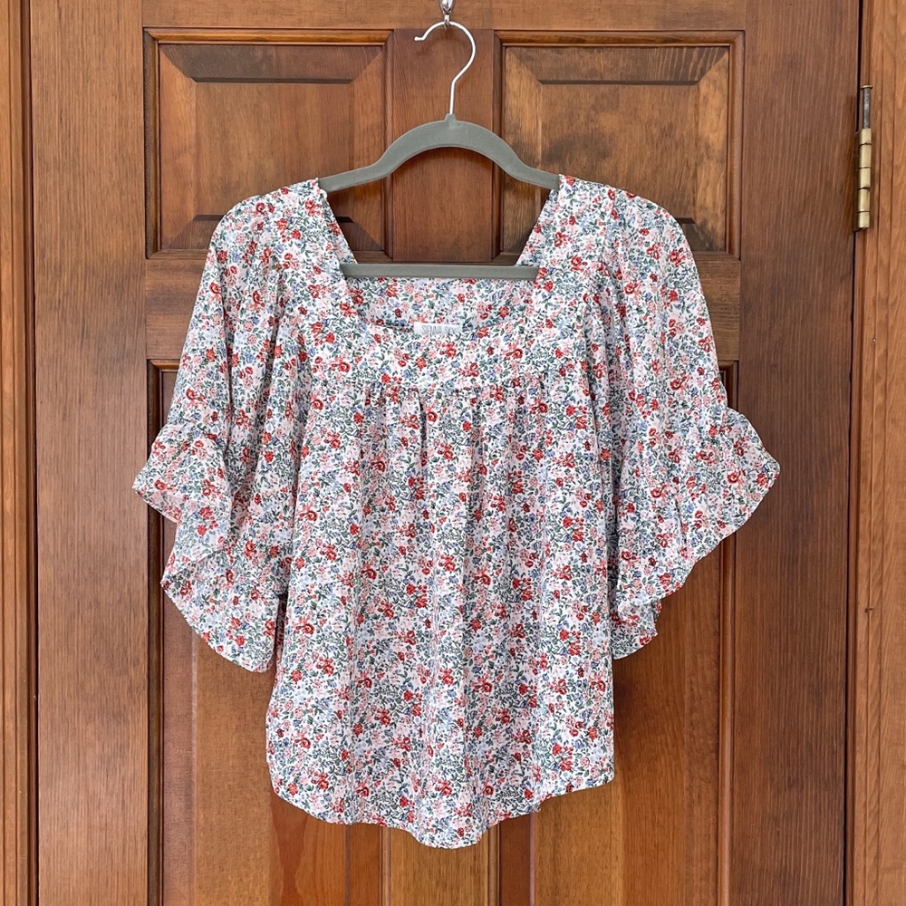 Marshall’s Floral Chiffon Top